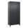 C+P Kleiderspind Evolo PLUS 900 x 1.950 x 500 mm (B x H x T) 3 Abteile Stahl Farbe der Front: schwarzgrau Farbe des Korpus: schwarzgrau