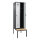 C+P Kleiderspind Evolo PLUS 600 x 2.120 x 815 mm (B x H x T) 2 Abteile Stahl/Buche-Hartholz Farbe der Front: lichtgrau Farbe des Korpus: schwarzgrau