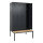C+P Kleiderspind Evolo PLUS 1.200 x 2.120 x 815 mm (B x H x T) 4 Abteile Stahl/Buche-Hartholz Farbe der Front: schwarzgrau Farbe des Korpus: schwarzgrau