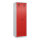 C+P Kleiderspind Evolo PLUS 600 x 1.850 x 500 mm (B x H x T) 2 Abteile Stahl Farbe der Front: verkehrsrot Farbe des Korpus: lichtgrau