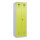 C+P Kleiderspind Evolo PLUS 600 x 1.850 x 500 mm (B x H x T) 2 Abteile Stahl Farbe der Front: clowngrün Farbe des Korpus: lichtgrau