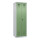 C+P Kleiderspind Evolo PLUS 600 x 1.850 x 500 mm (B x H x T) 2 Abteile Stahl Farbe der Front: resedagrün Farbe des Korpus: lichtgrau