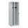 C+P Kleiderspind Evolo PLUS 600 x 1.850 x 500 mm (B x H x T) 2 Abteile Stahl Farbe der Front: lichtgrau Farbe des Korpus: lichtgrau