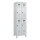 C+P Kleiderspind Evolo PLUS 600 x 1.950 x 500 mm (B x H x T) 2 Abteile Stahl Farbe der Front: lichtgrau Farbe des Korpus: lichtgrau