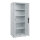 C+P Flügeltürenschrank Acurado 800 x 1.950 x 600 mm (B x H x T) 4 Fachböden Stahl Farbe der Front: lichtgrau Farbe des Korpus: lichtgrau