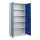C+P Flügeltürenschrank Acurado 1.000 x 1.950 x 400 mm (B x H x T) 4 Fachböden Stahl Farbe der Front: enzianblau Farbe des Korpus: lichtgrau
