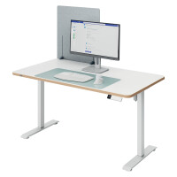 Leitz Tischtrennwand 60 x 70 cm (B x H) 1,2cm 1,33kg PET, 75 % recycelt grau