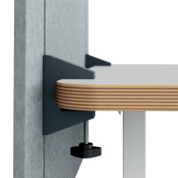 Leitz Tischtrennwand 80 x 70 cm (B x H) 1,2cm 1,66kg PET,...