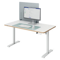 Leitz Tischtrennwand 80 x 70 cm (B x H) 1,2cm 1,66kg PET, 75 % recycelt grau