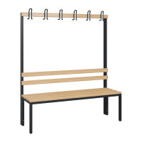 C+P Umkleidebank Solid 1.500 x 1.716 x 412 mm (B x H x T)...