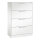 C+P Hängeregistraturschrank Asisto 800 x 1.310 x 435 mm (B x H x T) Stahl, lackiert Farbe der Front: verkehrsweiß Farbe des Korpus: verkehrsweiß