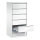 C+P Karteischrank Acurado 553 x 1.357 x 590 mm (B x H x T) 6 Schubladen Stahl, lackiert verkehrsweiß