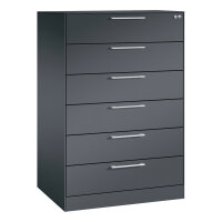 C+P Karteischrank Asisto 800 x 1.310 x 600 mm (B x H x T)...