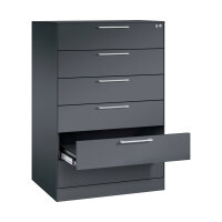 C+P Karteischrank Asisto 800 x 1.310 x 600 mm (B x H x T)...
