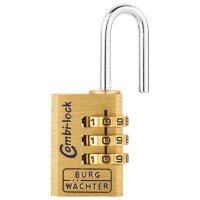BURG-WÄCHTER Vorhangschloss Combi Lock 80 20 M...