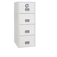 Phoenix Hängeregistraturschrank World Class Vertical Fire File 53 x 140,5 x 67,5 cm (B x H x T) Stahl weiß