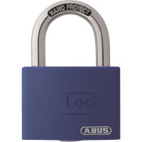 ABUS Vorhangschloss T65AL myLock Schlüsselschloss 22...