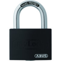 ABUS Vorhangschloss T65AL myLock Schlüsselschloss 22...