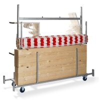 FEROS Transportwagen 72 x 198 x 241,5 cm (B x H x L) 63kg
