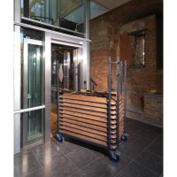 FEROS Transportwagen 84-100 x 168 x 126-208 cm (B x H x...