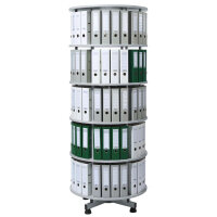 Ordnersäule 80cm 2,03m 5 Etagen 120 Ordner drehbar...