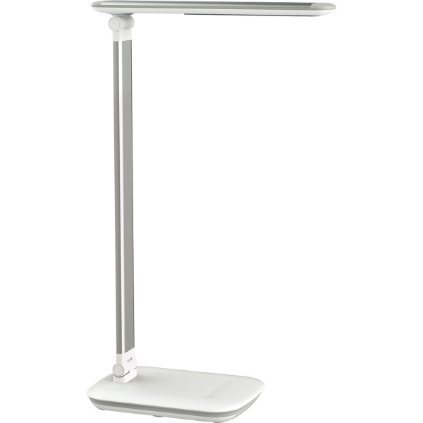 MAUL Tischleuchte MAULjazzy E je Lichtquelle: 6 kWh/1.000h Netzbetrieb silber/weiß