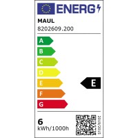MAUL Tischleuchte MAULpirro E je Lichtquelle: 6 kWh/1.000h Netzbetrieb schwarz