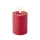 LUMINEO LED Kerze 7 x 11,2 cm (Ø x H) 80h Wachs weihnachtsrot