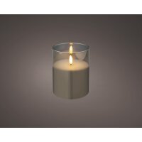 LUMINEO LED Kerze 10 x 12,5 cm (Ø x H) 250h...