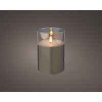 LUMINEO LED Kerze 10 x 15 cm (Ø x H) 250h...