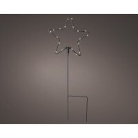 LUMINEO Lichtfigur Stern Außenbereich 15 x 15 x 0,5...