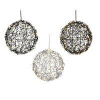 LUMINEO Lichtfigur Kugel Außenbereich LED 60 LEDs...