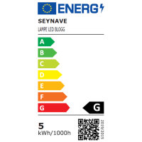 Paperflow Ringlicht Blogg 20 x 45 x 11 cm (B x H x T) LED G 5 kWh/1.000h 350g