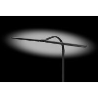 Hansa Tischleuchte Novano F je Lichtquelle: 20 kWh/1.000h Netzbetrieb schwarz