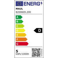 MAUL Tischleuchte MAULjoy D je Lichtquelle: 5 kWh/1.000h Netzbetrieb weiß