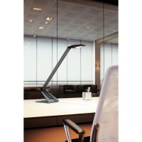 MAUL Tischleuchte MAULsolaris B je Lichtquelle: 4 kWh/1.000h Netzbetrieb anthrazit
