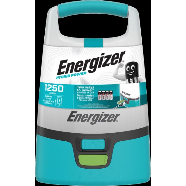 Energizer® Campingleuchte Hybrid Powered 2.000mA·h Kunststoff