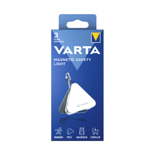 Varta Taschenlampe Magnatic Safety Light 5m 25lm LED Polycarbonat/ABS Kunststoff/PVC/Silikon
