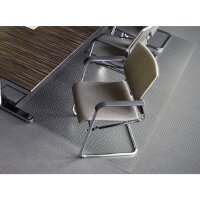 Soennecken Bodenschutzmatte 120 x 150 cm (B x T) Polyethylenterephthalat transparent