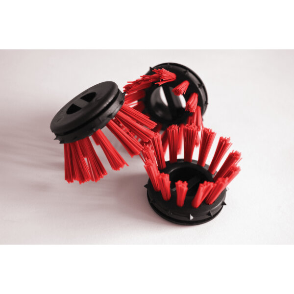 Miltex Bürsteneinsatz Ringgummimatte rot 10 St./Pack.