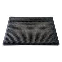 Doortex Anti-Ermüdungsmatte Bubblemat 60 x 90 cm (B x L) Gummi genoppt schwarz