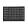 Doortex Anti-Ermüdungsmatte Außenbereich 60 x 90 cm (B x L) Gummi gelocht schwarz