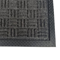 Doortex Schmutzfangmatte Ribmat Innenbereich, Außenbereich 90 x 150 cm (B x L) Polypropylen/Gummi charcoal