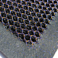Doortex Schmutzfangmatte Meshmat Innenbereich 80 x 120 cm (B x L) Nylon Material der Rückseite: PVC orange/blau