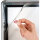 FRANKEN Bilderwechselrahmen 89 x 123,8 x 1,6 cm (B x H x T) DIN A0 Aluminium silber