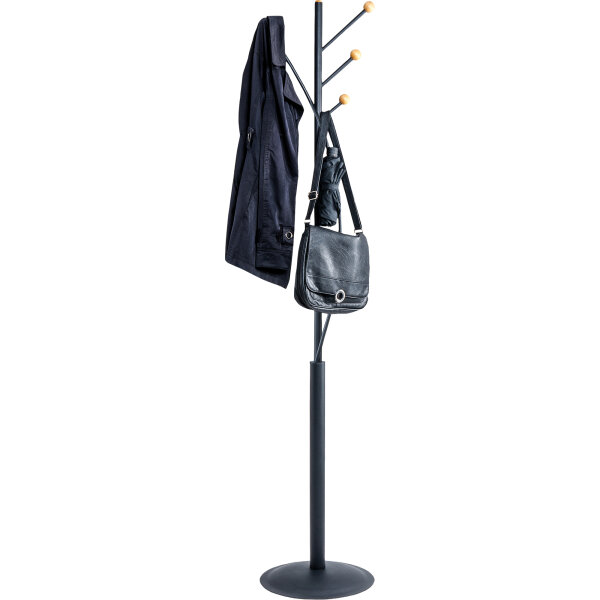 MAUL Garderobenständer MAULaura 35 x 180 cm (Ø x H) schwarz matt