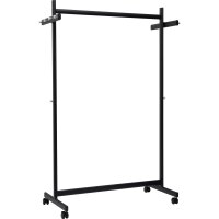 MAUL Garderobenständer MAULsamba 116 x 172,5 x 50,8 cm (B x H x T) schwarz matt