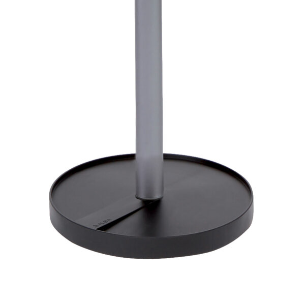 ALBA Garderobenständer STAN3 175cm silbergrau/schwarz