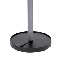 ALBA Garderobenständer STAN3 175cm silbergrau/schwarz