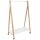 ALBA Garderobenständer PMSLEEK 94 x 149 x 47 cm (B x H x T) Stahl, epoxylackiert/Holz/MDF/Kunststoff buche/weiß